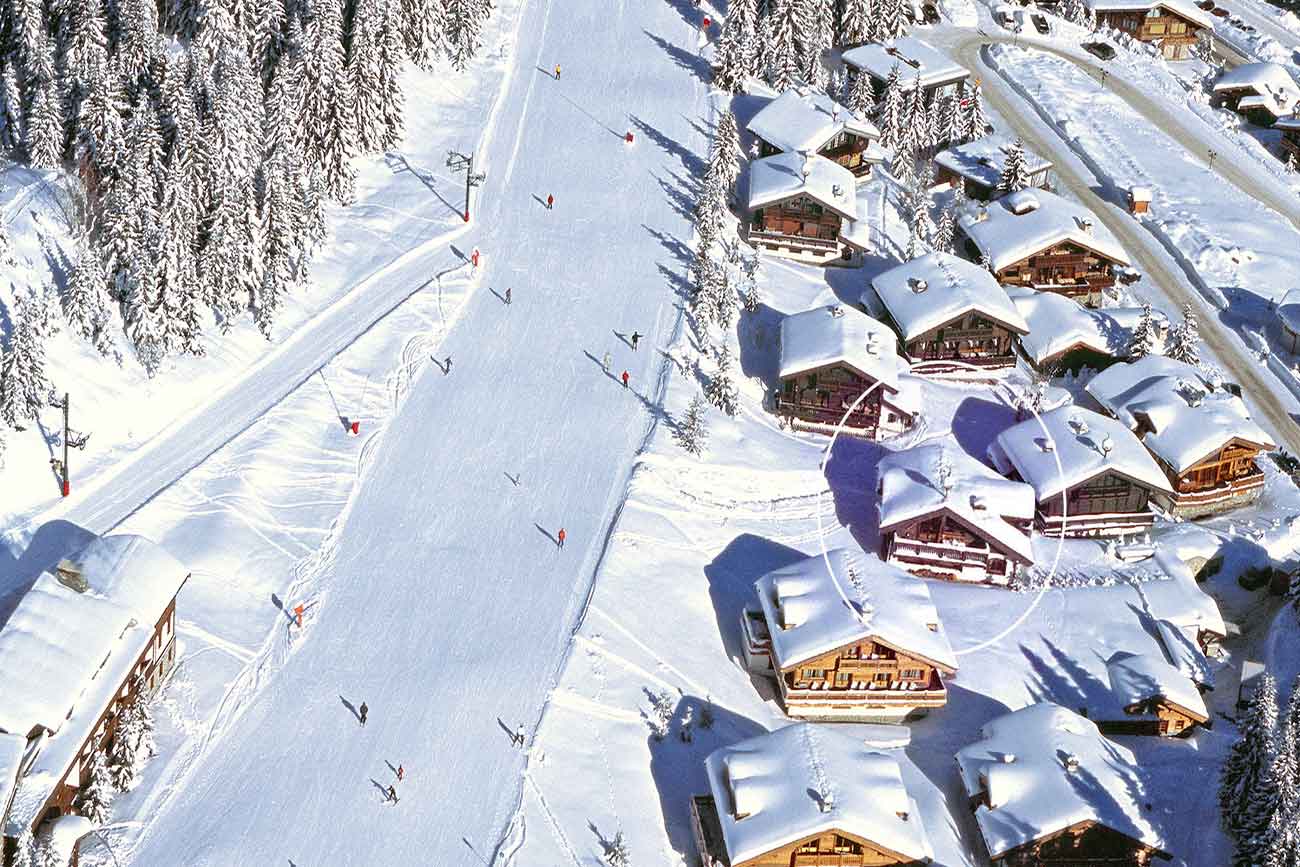 French ski resort Courchevel